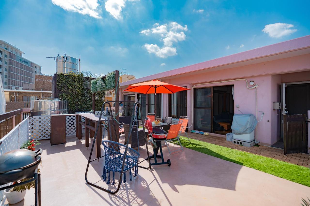 Terrace House Tsubokawa Villa Naha Bagian luar foto